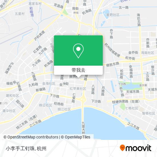 小李手工钉珠地图
