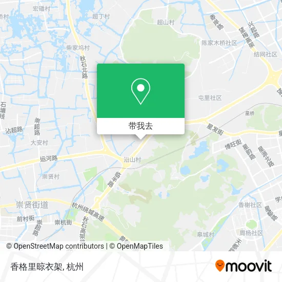 香格里晾衣架地图
