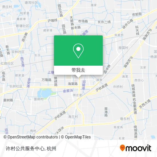 许村公共服务中心地图