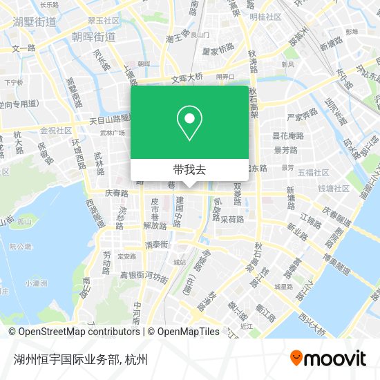 湖州恒宇国际业务部地图