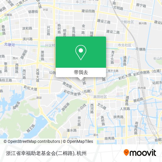 浙江省幸福助老基金会(二棉路)地图