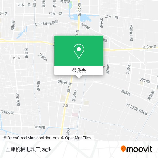 金康机械电器厂地图
