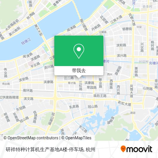 研祥特种计算机生产基地A楼-停车场地图
