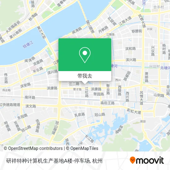 研祥特种计算机生产基地A楼-停车场地图