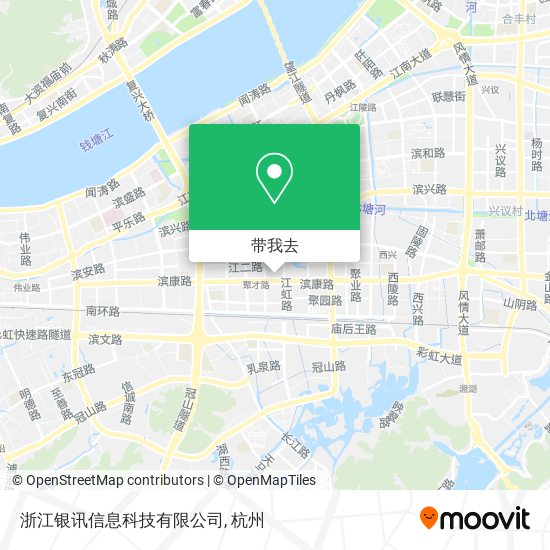 浙江银讯信息科技有限公司地图