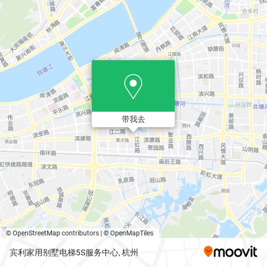 宾利家用别墅电梯5S服务中心地图