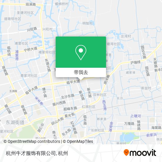 杭州牛才服饰有限公司地图