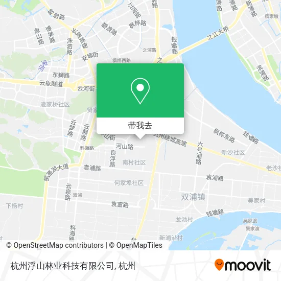 杭州浮山林业科技有限公司地图