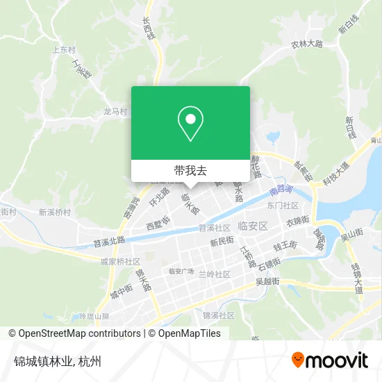 锦城镇林业地图