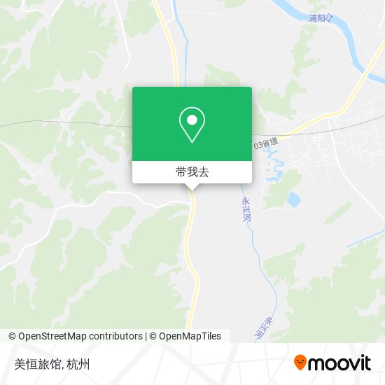 美恒旅馆地图