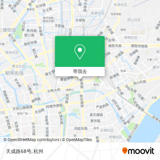 天成路68号地图