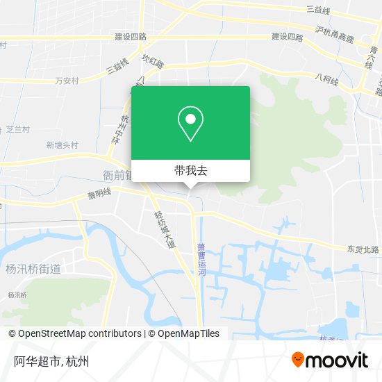 阿华超市地图