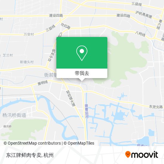 东江牌鲜肉专卖地图