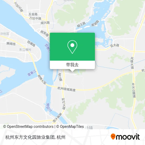 杭州东方文化园旅业集团地图