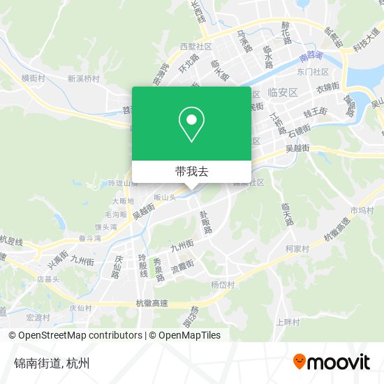 锦南街道地图
