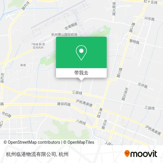 杭州临港物流有限公司地图