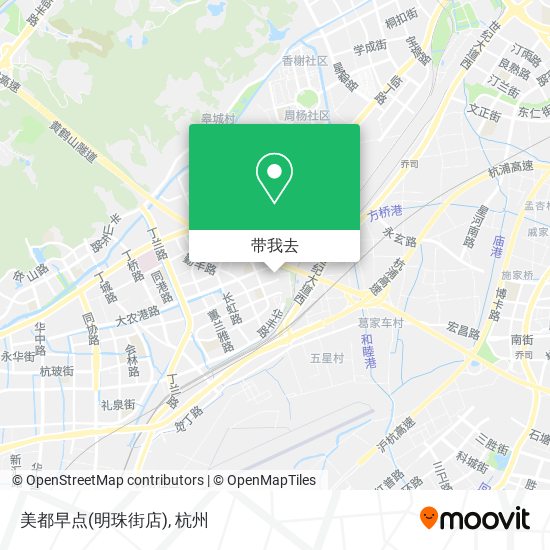 美都早点(明珠街店)地图
