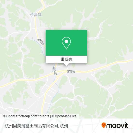 杭州固美混凝土制品有限公司地图