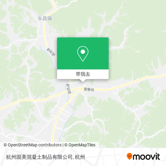 杭州固美混凝土制品有限公司地图