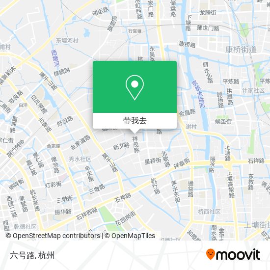 六号路地图