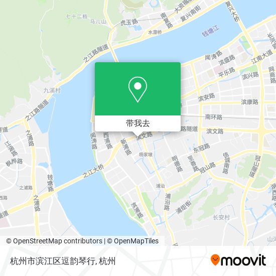 杭州市滨江区逗韵琴行地图