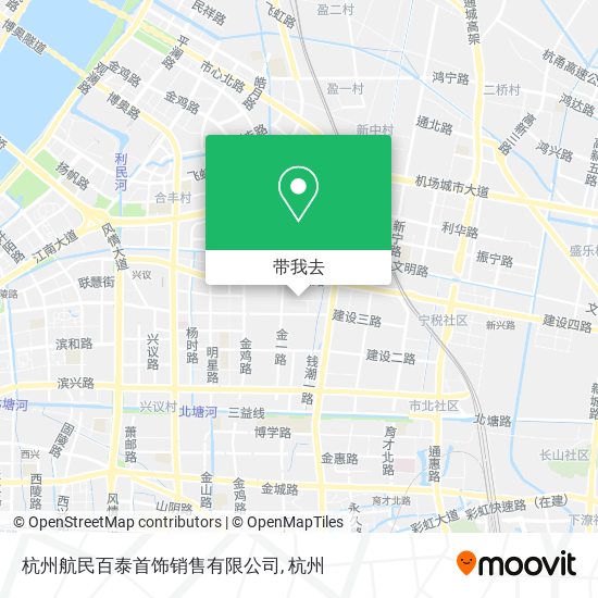 杭州航民百泰首饰销售有限公司地图