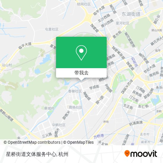 星桥街道文体服务中心地图