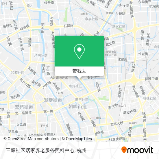 三塘社区居家养老服务照料中心地图