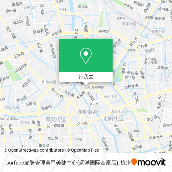 surface皮肤管理美甲美睫中心(远洋国际金座店)地图