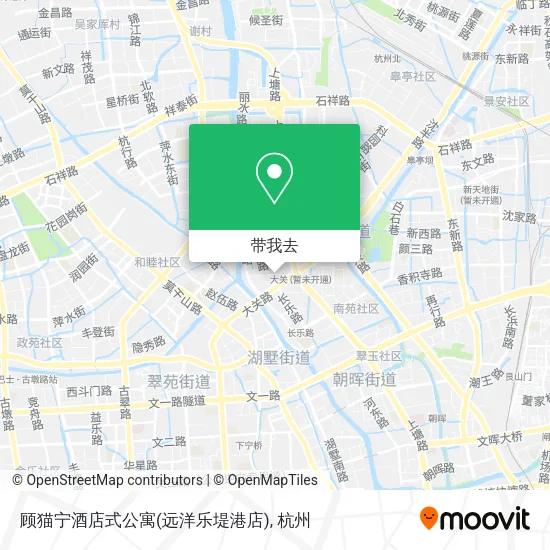 顾猫宁酒店式公寓(远洋乐堤港店)地图