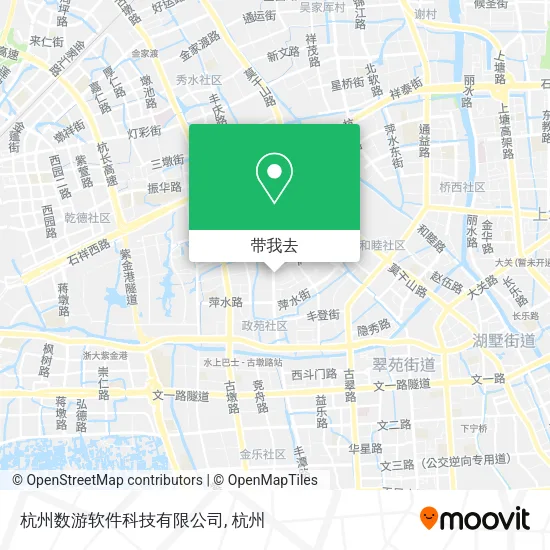 杭州数游软件科技有限公司地图