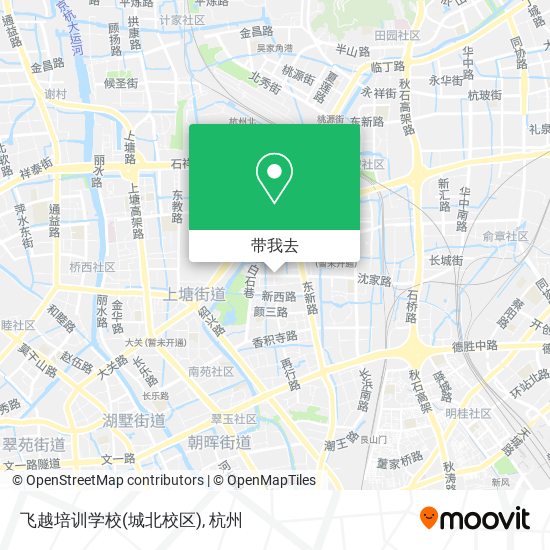 飞越培训学校(城北校区)地图