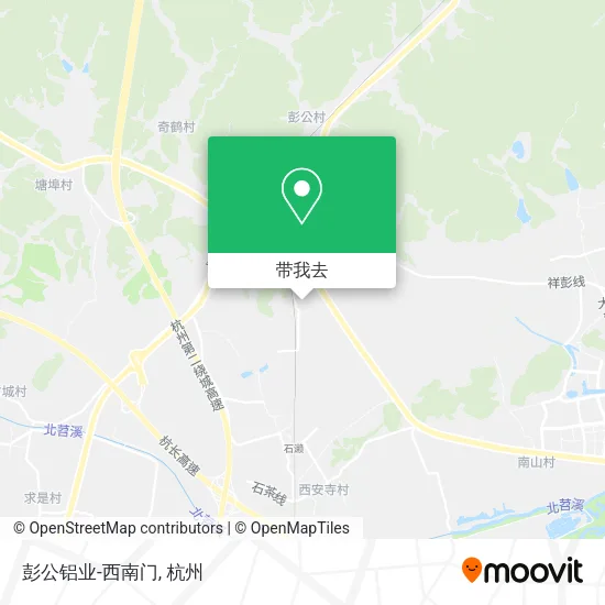 彭公铝业-西南门地图