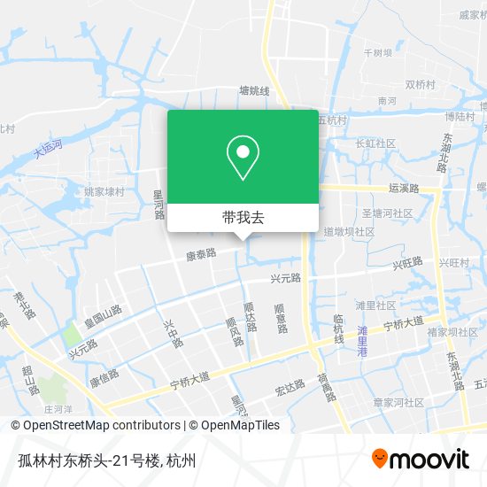 孤林村东桥头-21号楼地图