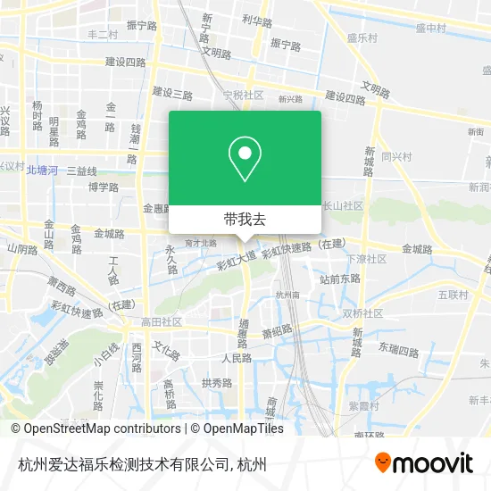 杭州爱达福乐检测技术有限公司地图