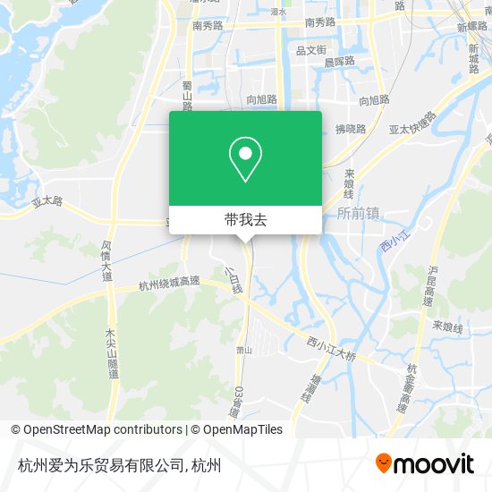 杭州爱为乐贸易有限公司地图