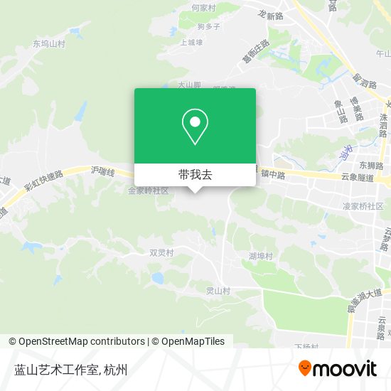 蓝山艺术工作室地图