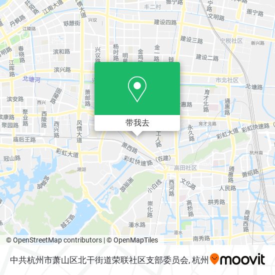 中共杭州市萧山区北干街道荣联社区支部委员会地图