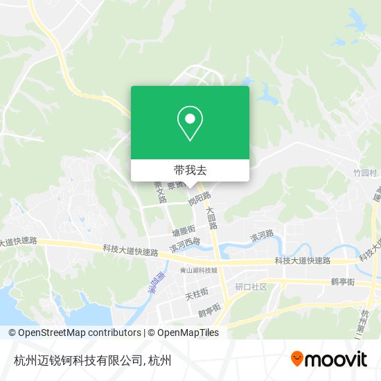 杭州迈锐钶科技有限公司地图