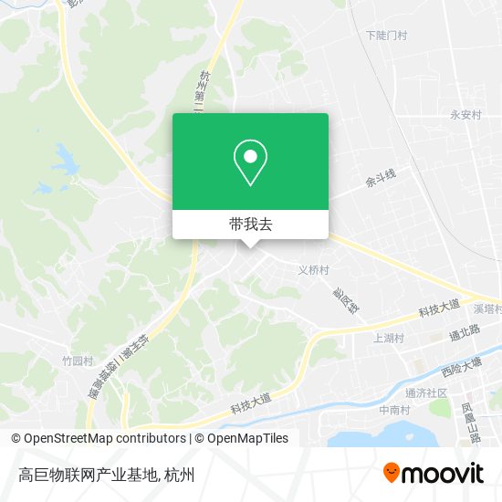 高巨物联网产业基地地图