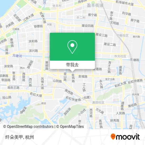 纤朵美甲地图