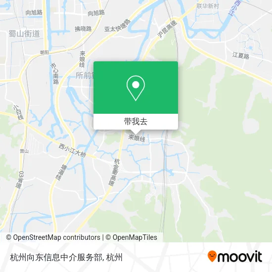 杭州向东信息中介服务部地图