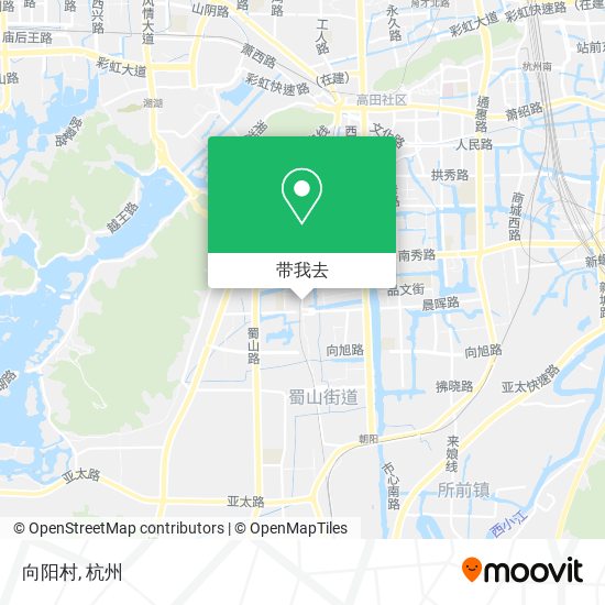 向阳村地图