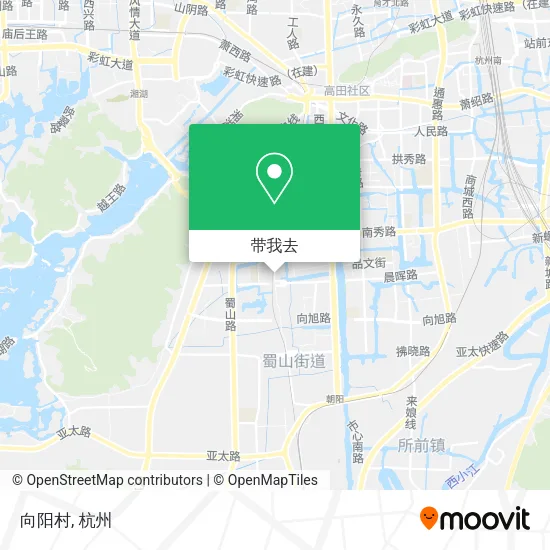 向阳村地图