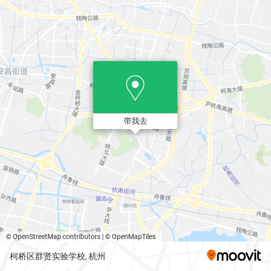 柯桥区群贤实验学校地图