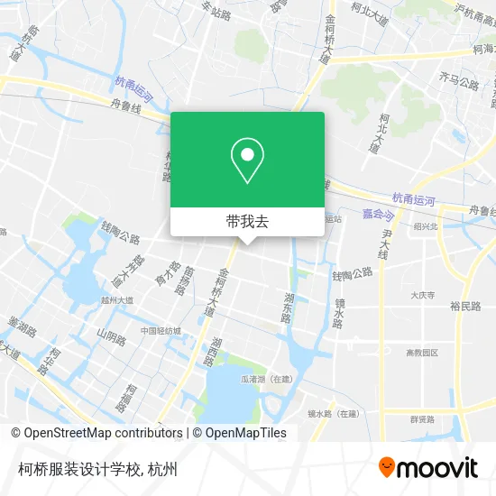 柯桥服装设计学校地图
