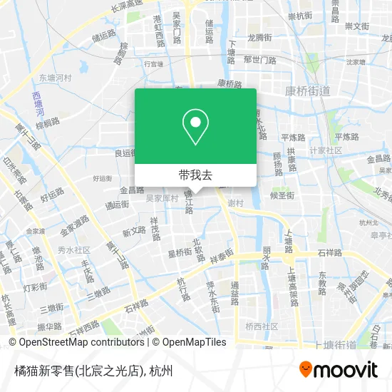 橘猫新零售(北宸之光店)地图