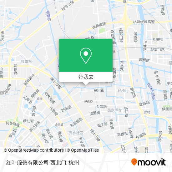红叶服饰有限公司-西北门地图