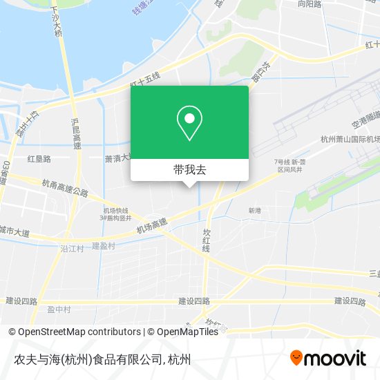 农夫与海(杭州)食品有限公司地图