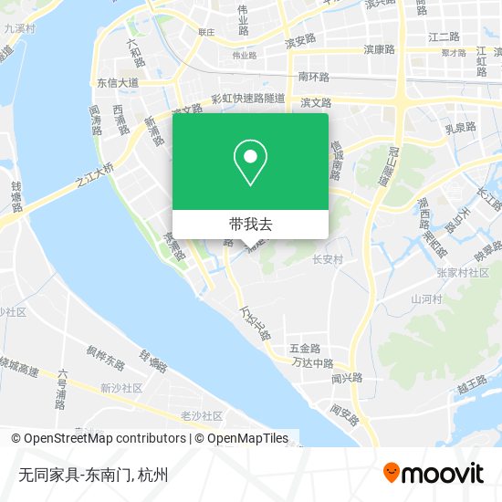 无同家具-东南门地图